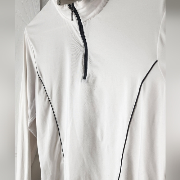 E.P Pro Tour Tech Pullover | white | small | Golf - Picture 2 of 5